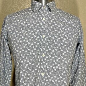 Carlo Pignatelli Men's Printed Floral Shirt Sz 16